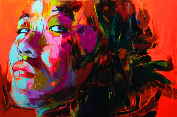 Francoise Nielly Portrait Palette Painting Expression Face236